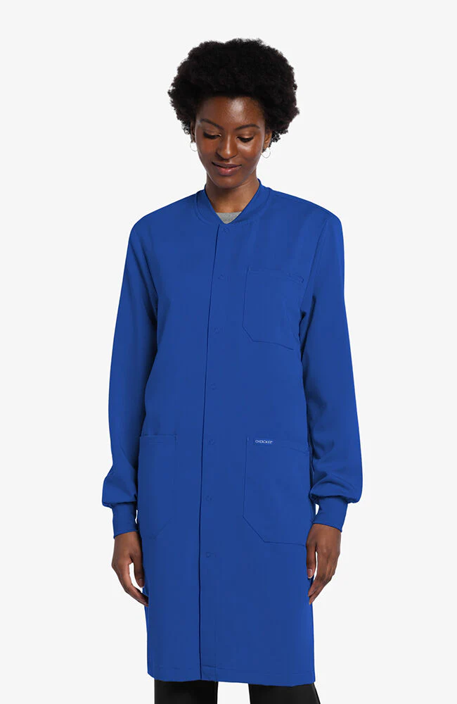 Unisex 40" Snap Front Lab Coat