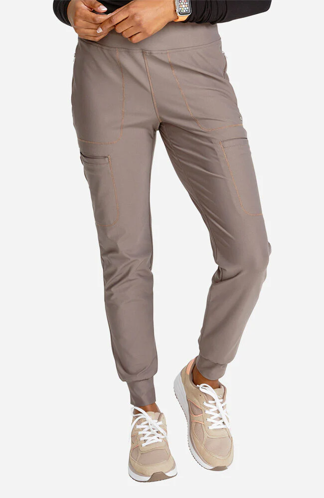Women's Mid Rise Jogger Scrub Pant