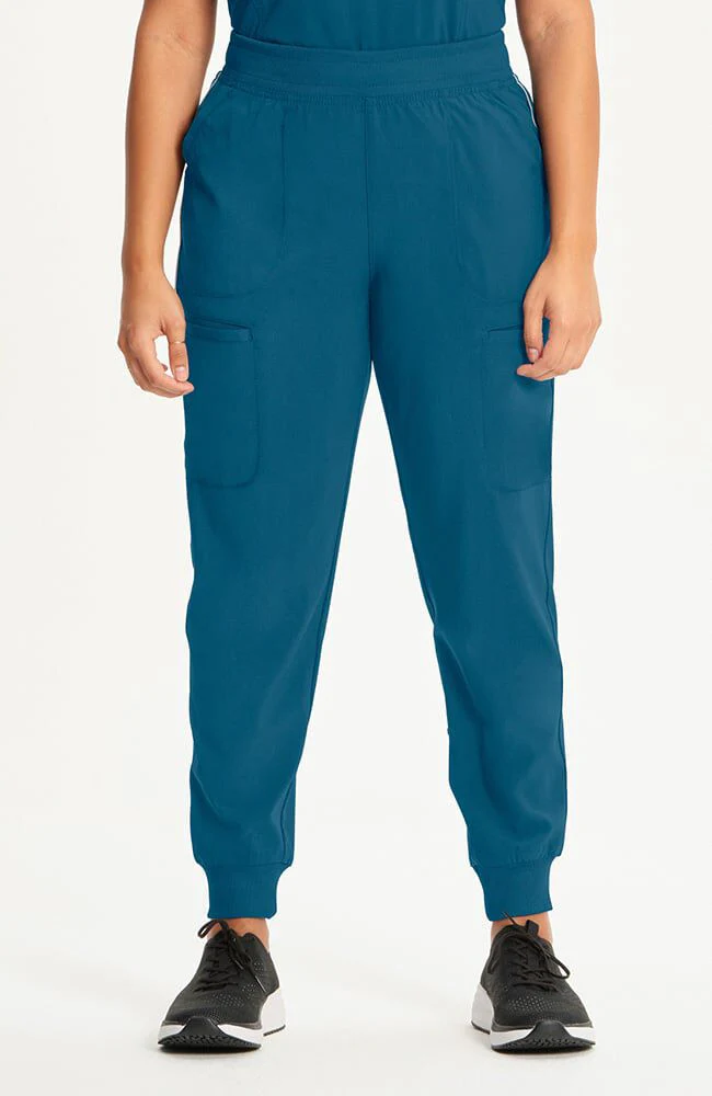 Women's Rib Trim 6-Pocket Jogger Scrub Pant
