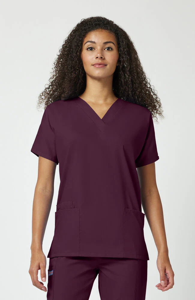 Women's 3-Pocket Dolman V-Neck Scrub Top