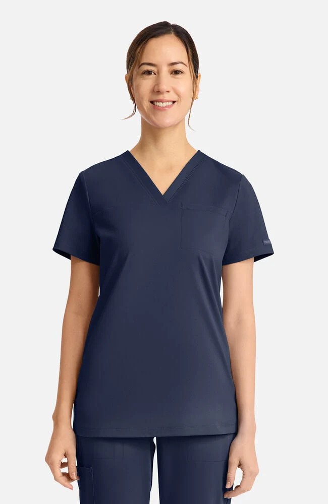 Women's Tuck-In V-Neck Scrub Top