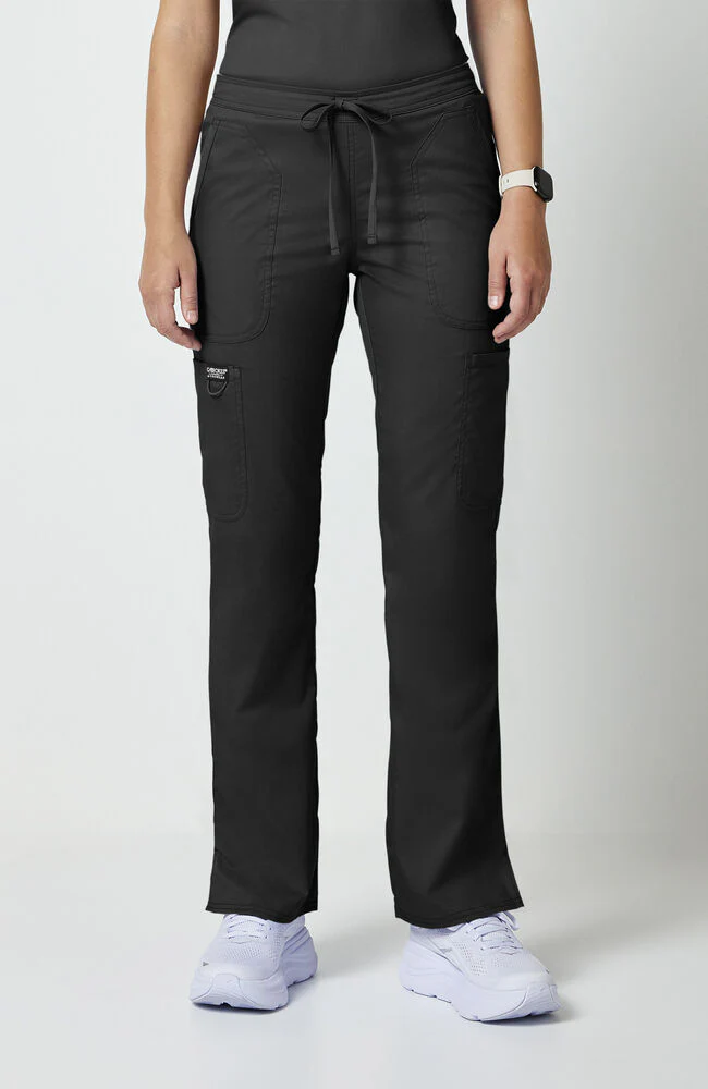 Women's Drawstring Flare Scrub Pant