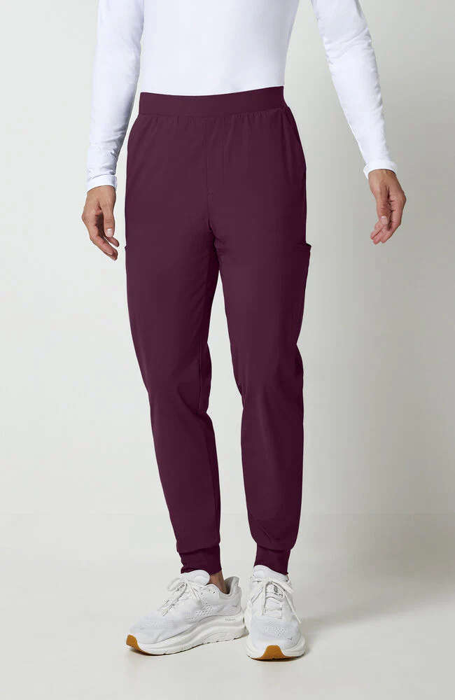 Men's 5-Pocket Interior Drawstring Jogger Scrub Pant
