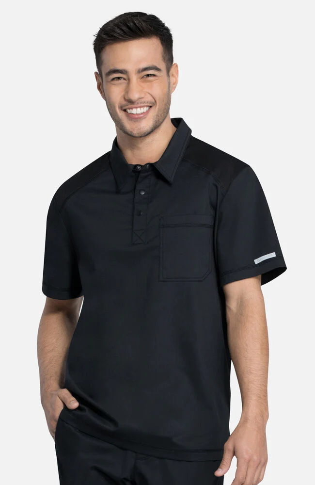 Men's Polo Scrub Top
