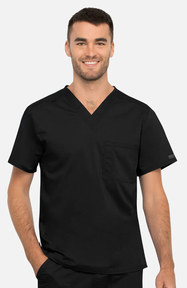 Unisex Tuck-In V-Neck Scrub Top