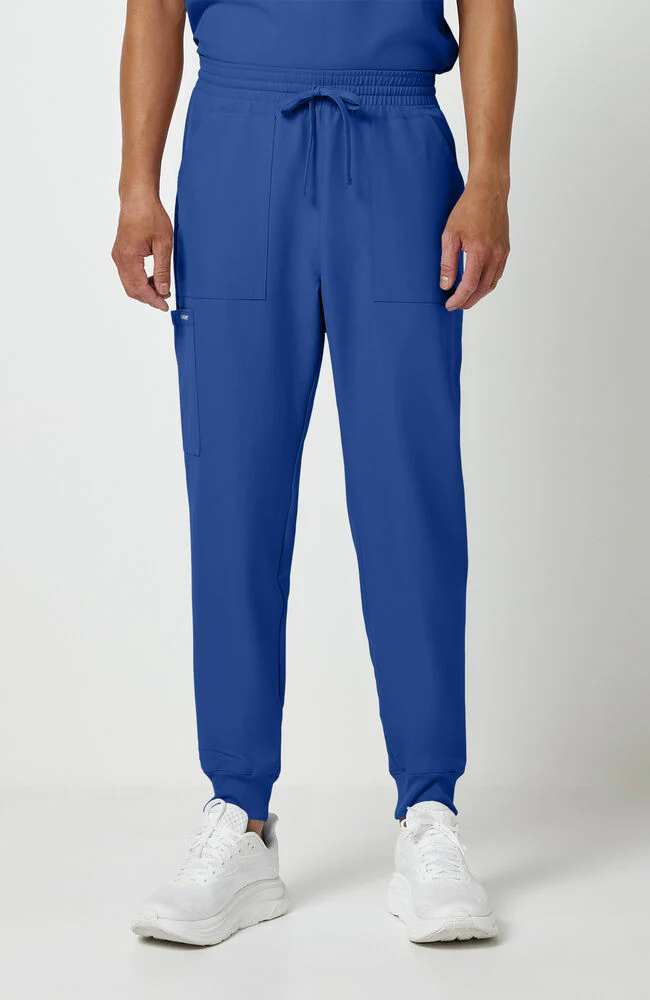 Men's Knit Mid Rise Jogger Scrub Pant