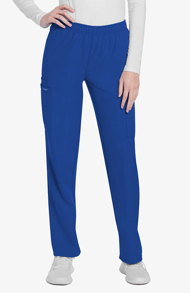 Women's Pull-On Slim Leg Cargo Scrub Pant