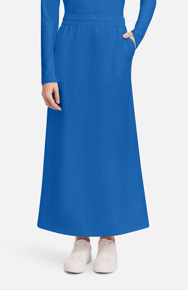 Women's 3-Pocket Maxi Scrub Skirt