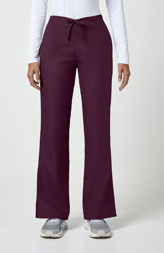 Women's Natural Rise Flare Leg Scrub Pants