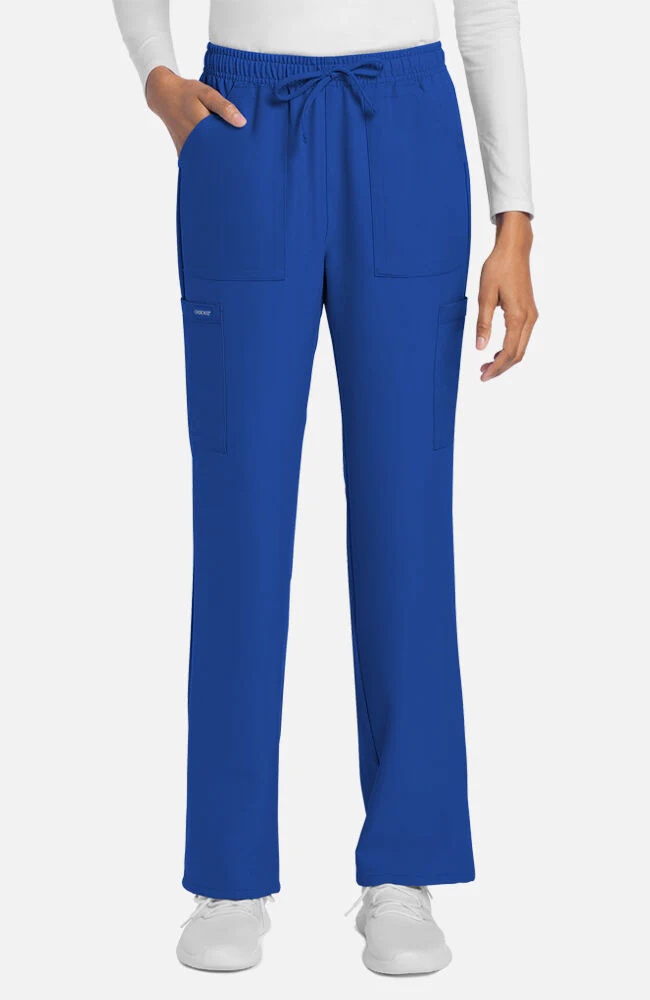 Women's Drawstring Cargo Straight Leg Scrub Pant