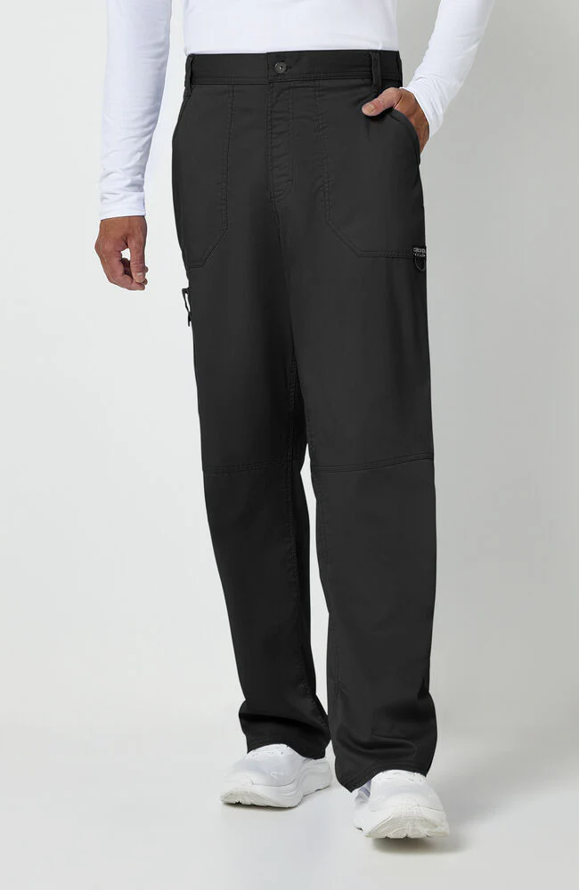 Men's Zip Fly Cargo Scrub Pant