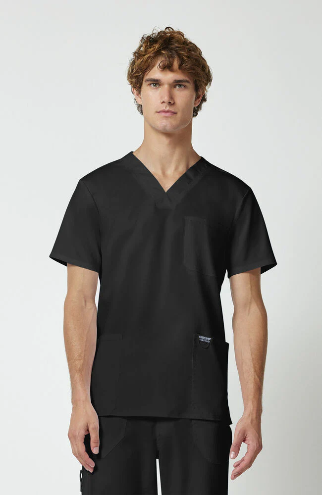 Men's Utility 3-Pocket V-Neck Scrub Top